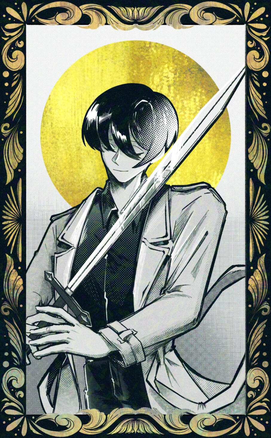 Inking: Headshot sample