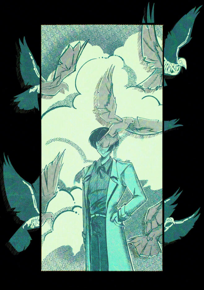 Inking: Headshot sample